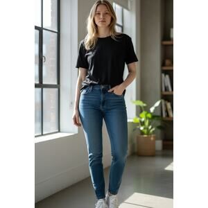 Talbots Women’s Jegging Jeans Size 14P Petite Talia Wash Mid-Rise Stretch Denim